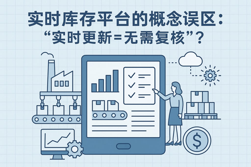 实时库存平台的概念误区：“实时更新 = 无需复核”？